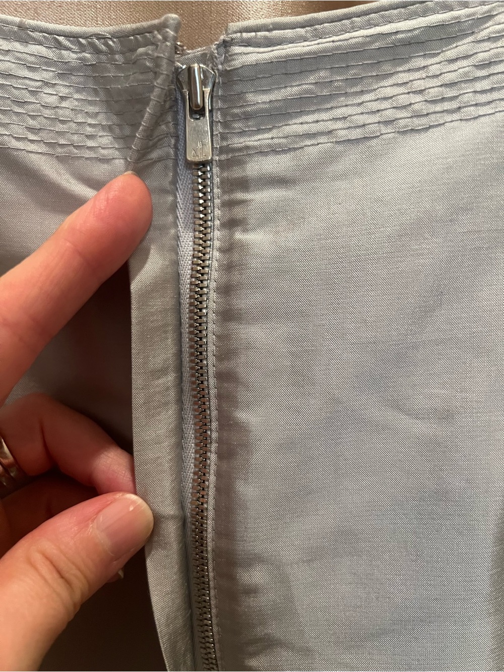 J. Crew Silver Shift Midi Dress - Picture 4 of 10